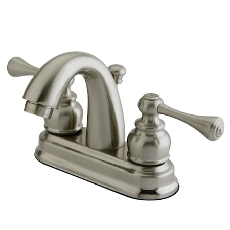 Kingston Brass 4" Centerset Bathroom Faucet, Brushed Nickel KB5618BL